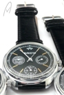 Raketa doppelte Kalender 24 Stunden mechanische Uhr 12