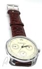 Raketa doppelte Kalender 24 Stunden mechanische Uhr 5