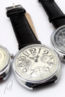 Raketa doppelte Kalender 24 Stunden mechanische Uhr 9